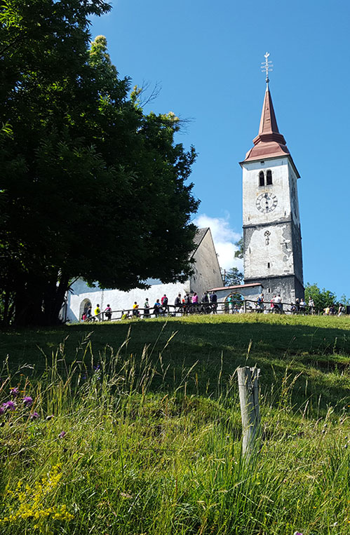Cerkev svete Marjete v Žlebah, Žlebe